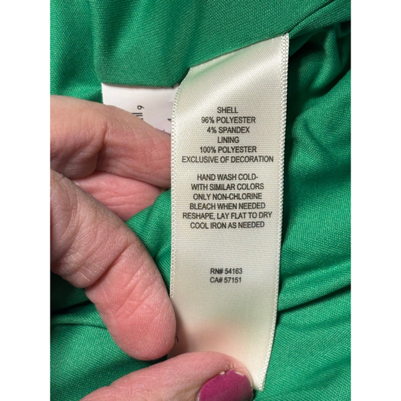 NWT Eliza J Retro Style Bold Multi-color Floral Lace Trim Mini Shift Dress SZ 4 - Picture 11 of 12